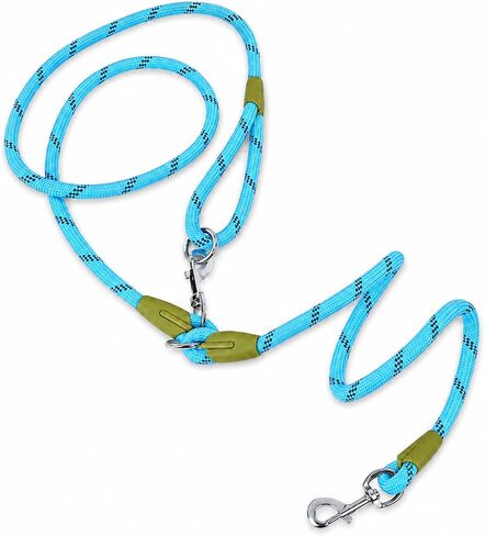 Hands Free Dog Leash Crossbody Dog Running Leash Handsfree Pet Rope for Hiking Training Heavy Duty Reflective Pet Walking Belt (Pink) in Saudi Arabia