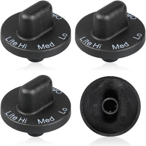 Reyhoar 4 Pcs 71001641 Cooktop Burner Knob, Range Burner Control Knob Fit for Jenn Air Downdraft Cooktop/Range/Stove in Saudi Arabia