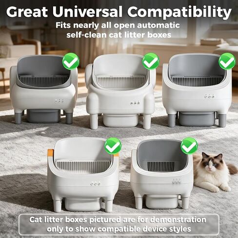 2Pcs Cat Litter Pad for Open Top Self-Cleaning Litter Box Replacement Liner in Kuwait