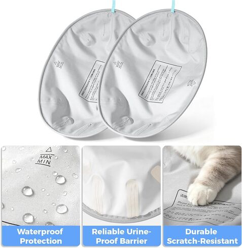 2Pcs Cat Litter Pad for Open Top Self-Cleaning Litter Box Replacement Liner in Kuwait