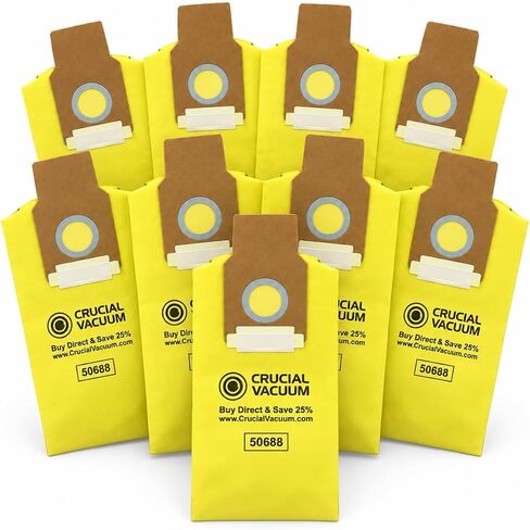 Crucial Vacuum Replacement Vacuum Bags Compatible with Kenmore Part # 20-5068, 20-50681, 20-50688, 20-50690, 5069, 50590, SC-PU110, SCPU11, SC-PU1, SCPU1 & Models O, U, U-2, PU-1 (9 Pack) in Saudi Arabia