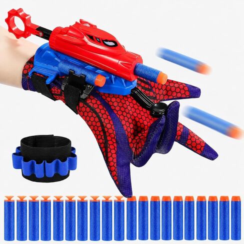 SYOKZEY Spider Web Shooters, Kids Toys for 3 4 5 6 7 8 Year Old Boys -2Pcs in Kuwait
