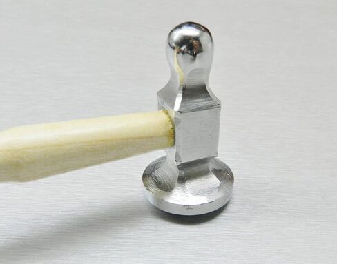 1-1/4" CHASING HAMMER JEWELRY MAKING HAMMERS BOWED FACE 1-1/4" - 32mm DIAMETER (E 7) NOVELTOOLS in Kuwait