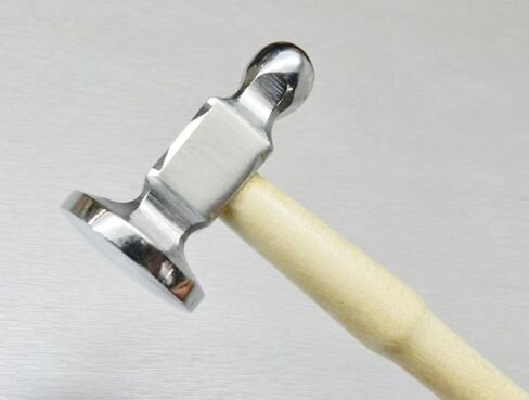 1-1/4" CHASING HAMMER JEWELRY MAKING HAMMERS BOWED FACE 1-1/4" - 32mm DIAMETER (E 7) NOVELTOOLS in Kuwait