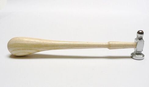 1-1/4" CHASING HAMMER JEWELRY MAKING HAMMERS BOWED FACE 1-1/4" - 32mm DIAMETER (E 7) NOVELTOOLS in Kuwait