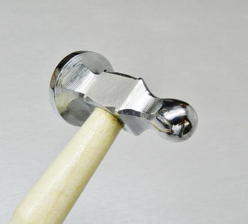 1-1/4" CHASING HAMMER JEWELRY MAKING HAMMERS BOWED FACE 1-1/4" - 32mm DIAMETER (E 7) NOVELTOOLS in Kuwait