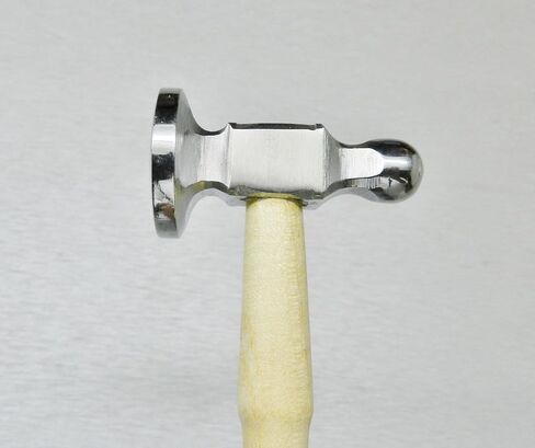 1-1/4" CHASING HAMMER JEWELRY MAKING HAMMERS BOWED FACE 1-1/4" - 32mm DIAMETER (E 7) NOVELTOOLS in Kuwait
