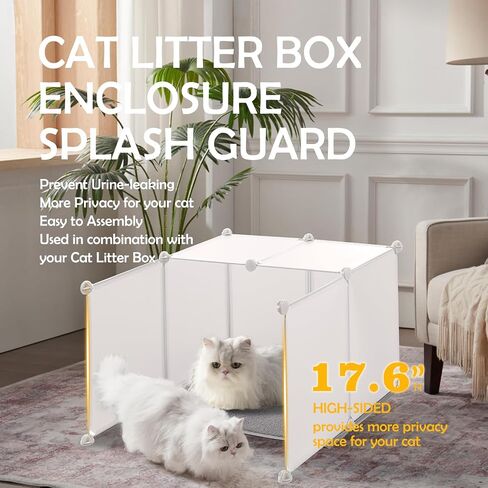 MEEXPAWS 4PCS Panel Clips for Cat Litter Box or Guinea Pig Enclosure in Kuwait