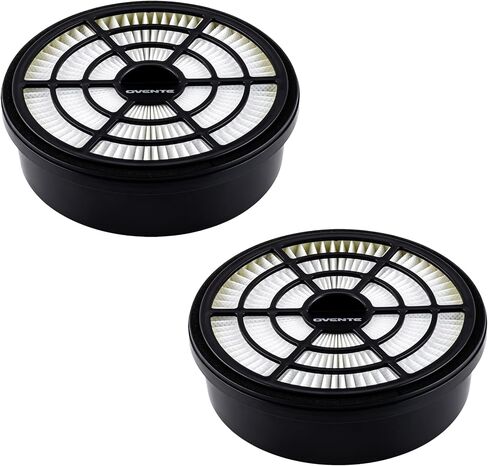 Ovente Premium Filter Replacement for ST2620 Bagless Canister Vacuum Cleaner Series with 99.9% Ultra Dust & Particle Filtration, Compact Easy Installation and Storage, Pack of 2 ACPST26702 in Saudi Arabia