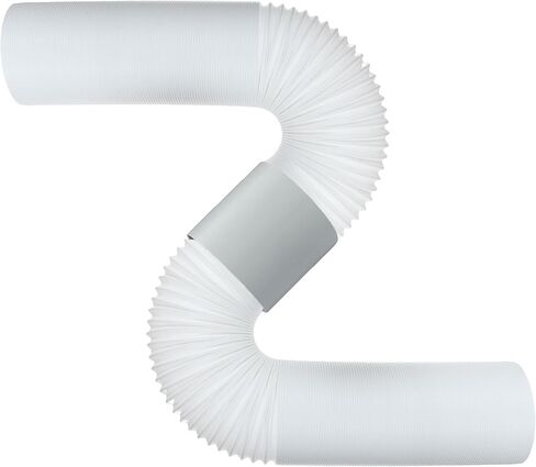 Air Conditioner Exhaust Vent Hose - 5" Diameter, 59" Length, Angooni Universal Counter-Clockwise Thread Air Vent Compatible with Honeywell, Whynter, Frigidaire, LG, Toshiba, Delonghi, JHS in Kuwait