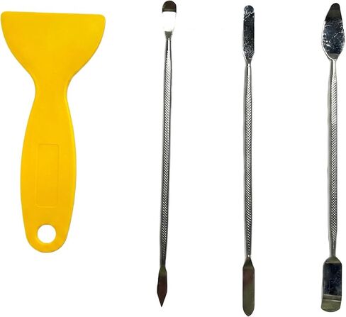 4PCS Self Finishing Needlepoint Kit Canvas Insertion Tool Set Needlepoint Supplies Finishing Accessories for Key Fob Bookmark Luggage Tag Bag Charm DIY Crafts in Kuwait