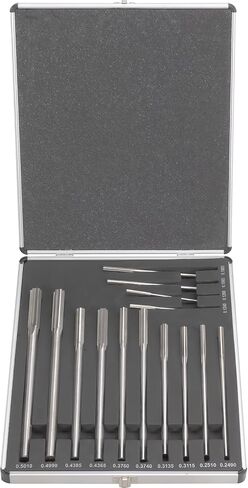 25 pc Straight Flute Chucking Reamer Set, Metric Sizes, High-Speed Steel in Kuwait