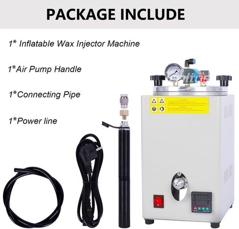 3L 350W Manual Wax Injection Machine, Digital Temperature Control Wax Injector (0-110) for Lost Wax Casting, Jewelry Moulds, Candle Making, Wax Seals & DIY Crafts(110V) in Kuwait