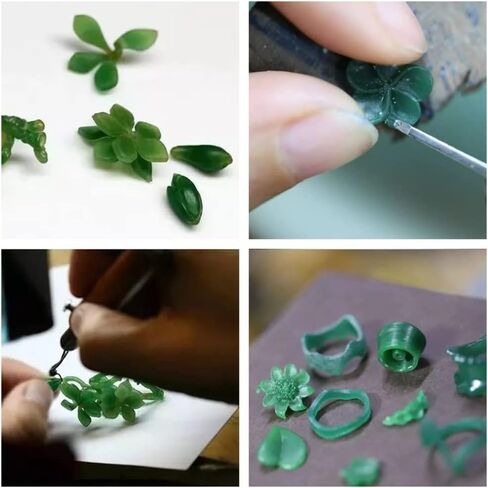 PHYHOO Jewelry Tool Ring Tool Green Carving Wax Tube Man Wax Ring Solid Carving Wax Tube T150 in Saudi Arabia