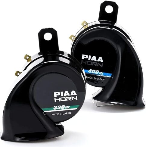 Piaa 85115 Superior 112Db 330Hz and 400Hz Twin Tone Bass Horn, Black in Kuwait