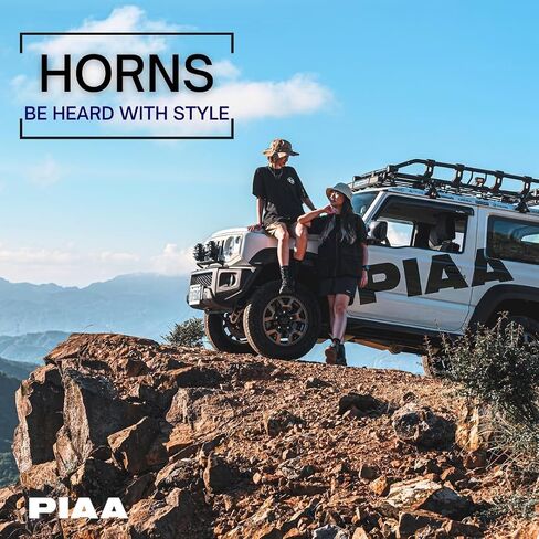 Piaa 85115 Superior 112Db 330Hz and 400Hz Twin Tone Bass Horn, Black in Kuwait