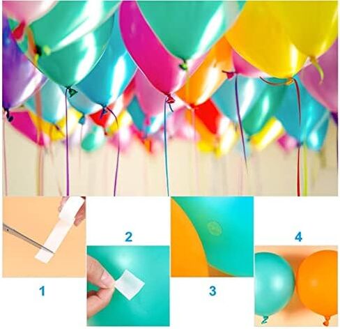 Balloon Arch Decorating Kit - 2 Rolls Tape Strips for Garlands, Party and Wedding Decorations in Saudi Arabia
