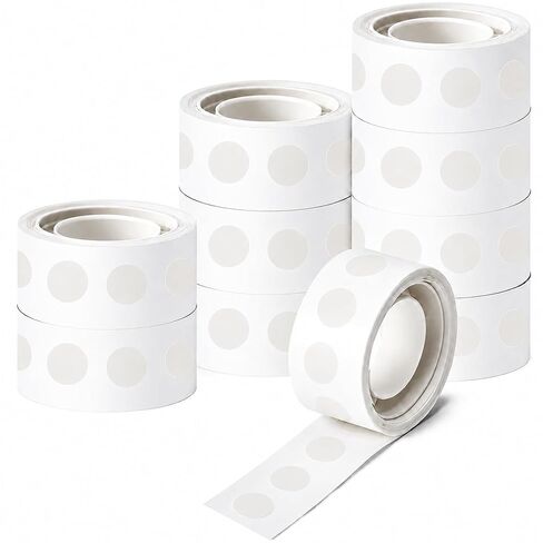 Hoewina 1000pcs Clear Glue Dots,Removable Double Sided Balloon Dots in Saudi Arabia