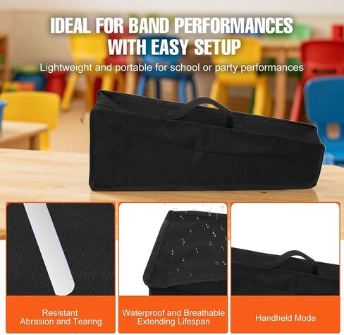 Foldable 30 Notes Glockenspiel Percussion Bell Kit with 2 Mallets, Shoulder Strap, Carrying Bag, for Kids, Students, Adults in Saudi Arabia
