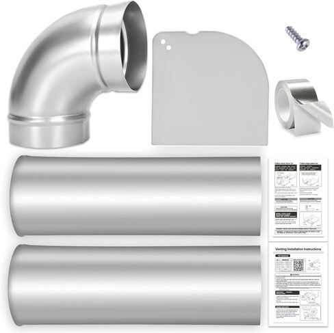 مجموعة تنفيس المجفف المطورة 3911EZ9131X المتوافقة مع LG/Kenmore. يستبدل 1266802 AH3575086 EA3575086 PS3575086 in Kuwait