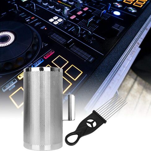 Metal Guiro Instrument 10" x 3" Stainless Steel Guiro Latin Percussion Instrument with Scraper, Professional LP Latin Percussion Instrument in Kuwait