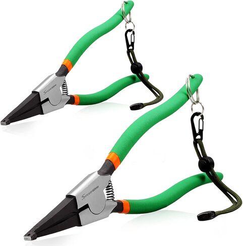 SPEEDWOX 9 inch Angle Tip Lock Ring Pliers for Transmission, Special Circlip Plier with Hole Angle Tip Retaining Ring Pliers Flat Nose Retaining Ring Pliers with Black Oxide Finish Ring Opening in Kuwait