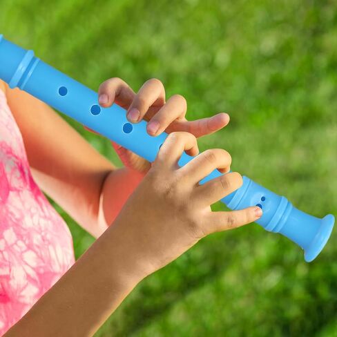 SEHOI 20 Pack 8 Hole Soprano Recorder Descent Flute, German Musical Recorders Instruments with Cleaning Rod, White Flutes for Beginners, Student Practice, School Concert in Kuwait