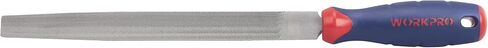 WORKPRO W051003 8 In. Half Round File, Durable Steel File for Concave, Convex & Flat Surfaces, Comfortable Anti-Slip Grip, Double Cut & Single Cut, Tool Sharpener for Pro's and DIY (Single Pack) in Kuwait