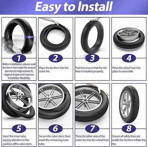 20x4.0 Fat Tire Insert, Puncture-Resistant Liner for E-Bikes, 1 Pack in Saudi Arabia