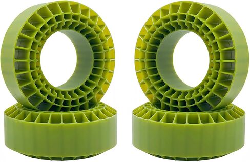 1.9 Silicone Tire Inserts 108x42mm, Soft 45-50A RC Tire Foam Inserts for 1/10 RC Crawler Tires, Waterproof Silicone Inner Foam, 4PCS (Blue) in Saudi Arabia