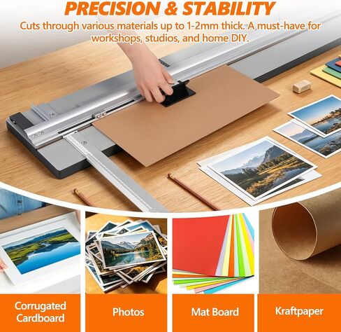 47" Mat Cutter 45/90° Heads 105 Blades Aluminum Rail Picture Framing in Saudi Arabia