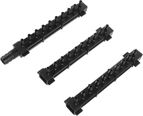 Kisangel 1 Set Aquarium Spray Bar - Plastic Fish Tank Rain Effect Pipe, Multi-Outlet Waterfall Bar for Desktop Water Feature, Splicable Rain Water Drip Tube in Kuwait