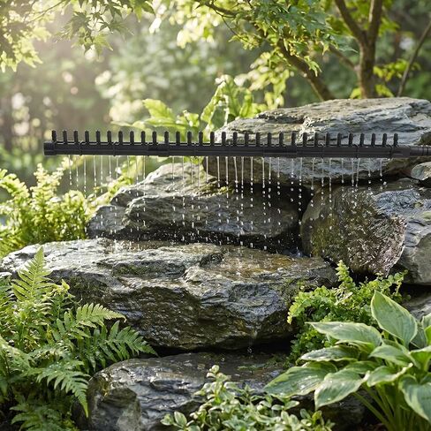 Kisangel 1 Set Aquarium Spray Bar - Plastic Fish Tank Rain Effect Pipe, Multi-Outlet Waterfall Bar for Desktop Water Feature, Splicable Rain Water Drip Tube in Kuwait