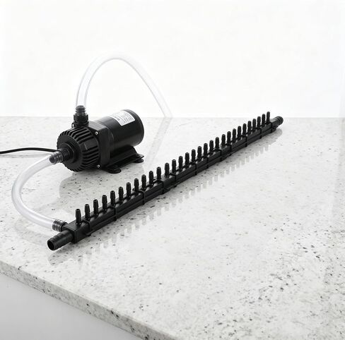 Kisangel 1 Set Aquarium Spray Bar - Plastic Fish Tank Rain Effect Pipe, Multi-Outlet Waterfall Bar for Desktop Water Feature, Splicable Rain Water Drip Tube in Kuwait