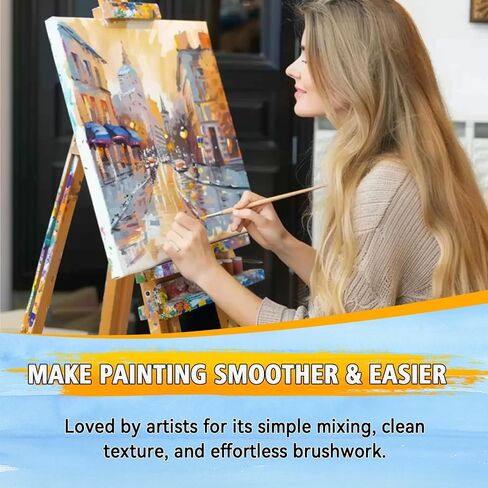 Odorless Mineral Spirits 100ml, Premium Paint Thinner for Oil Painting, Artist-Grade Odor-Free Solvent for Thinning Oil Colors, Cleaning Brushes & Mixing Pigments, Professional Oil Painting Supplies in Saudi Arabia
