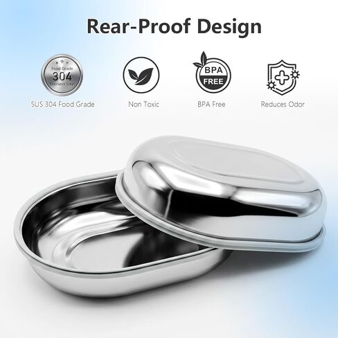 Stainless Steel Bowl for Automatic Pet Feeder, SUS 304, 2 Bowls with 1 Mat in Kuwait