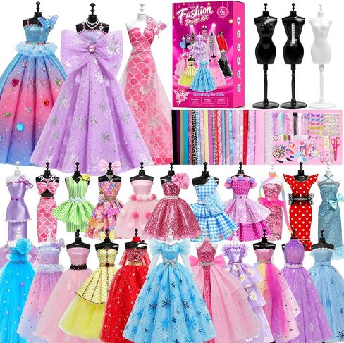 Axirata 600+PCS Fashion Designer Kit for Girls Kids Sewing Kits Toys Gifts in Kuwait