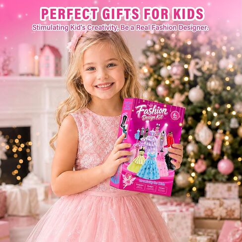 Axirata 600+PCS Fashion Designer Kit for Girls Kids Sewing Kits Toys Gifts in Kuwait