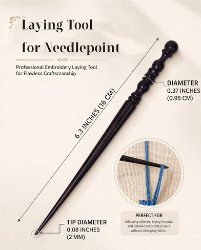 Laying Tool for Needlepoint, Cross Stitch Thread Organizer Anti-Twist in Kuwait