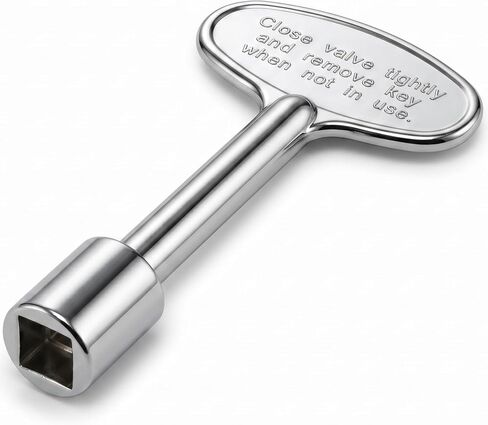Midwest Hearth Universal Valve Key for Gas Fire Pits and Fireplaces - Polished Chrome (3-Inch) in Kuwait