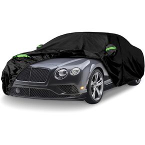 Waterproof Car Cover Compatible with 2003-2023 Bentley Continental GT/GTC/GT S/GT Azure/GT Speed/GT Mulliner,300D All Weather Classic Car Covers with Inner Cotton&Zipper Door for Snow Rain Protection