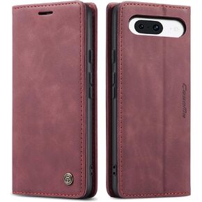 Kowauri for Google Pixel 8a Case, Leather Wallet Case Classic Design with Card Holder Slot and Magnetic Closure Flip Fold Shockproof Durable Protective Phone Case for Google Pixel 8a (Black)