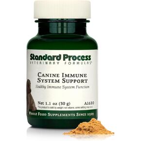 Standard Process Canine Immune System Support - Immune Support Supplement for Dogs - Powder Canine Supplement Aids Overall Health & Wellness - Immunity Support Supplement with Zinc & Kelp - 30 g