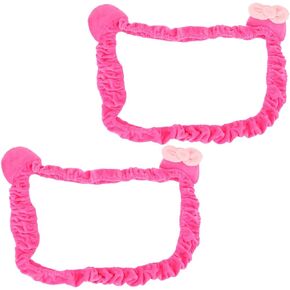 Mobestech 2pcs Display Dust Cover Cat Ear Computer Decor Cat Computer Monitor Cover Computer Moniter Elastic Computer Cover Cartoon Monitor Cover Plush Computer The Cat Polyester Shell