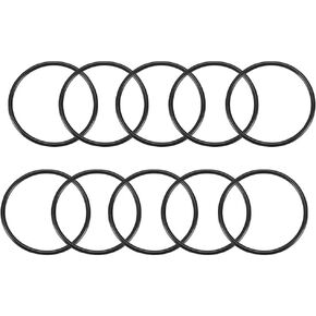 uxcell Nitrile Rubber O-Rings, 57mm OD 51mm ID 3mm Width, Metric Sealing Gasket, Pack of 10