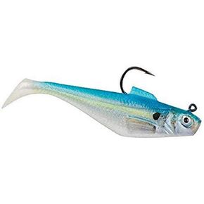 Berkley PowerBait Pre-Rigged Swim Shad Fishing Bait, HD Sexy Shad, 4in | 10cm, Irresistible Scent & Flavor, Realistic Profile, Ready-to-Fish, Ideal for Bass, Walleye, Pike and More