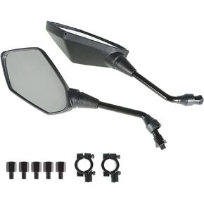 WFLNHB ATV Rear View Side Mirrors With 10mm Clockwise Threaded Bolt Replacement for Can-Am Outlander