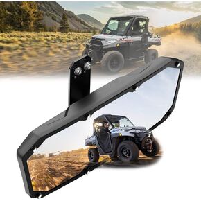 مرآة الرؤية الخلفية Ranger، مرآة رؤية خلفية محدبة قابلة للتعديل مركز TXZSXS UTV متوافقة مع 2015-2022 Polaris Ranger 500 570 900 1000 XP Crew - استبدال # 2879969 in Kuwait