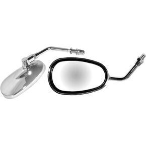Emgo 20-86835 Lil' Cruiser Chrome Finish 10mm Replacement Mirror