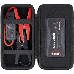 Aenllosi Hard Case Compatible with Nexpow Jump Starter 1500A,Travel Bag for Q10S Jump Start Battery Pack and Accessories(Only Case)